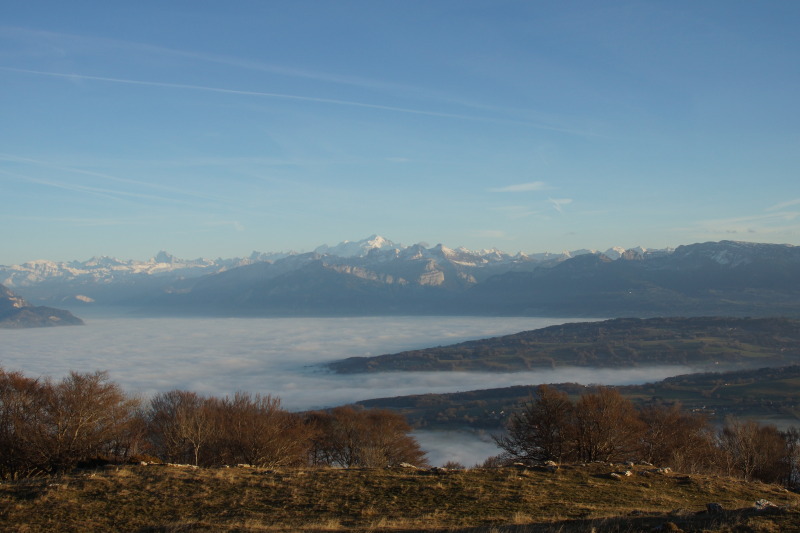 Mer de nuage vue depuis le Salève