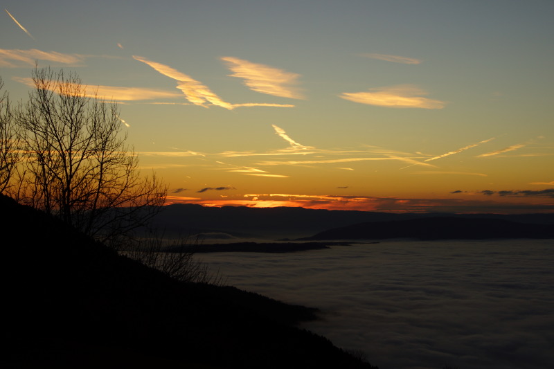 Coucher de Soleil au salève